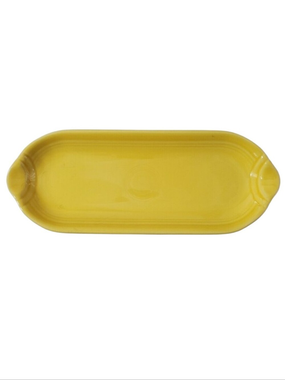Vintage Fiestaware Homer Laughlin Relish/Corn Cob Dish HLC Wirh Fiesta Signature